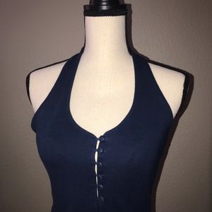 navy blue bodysuit
